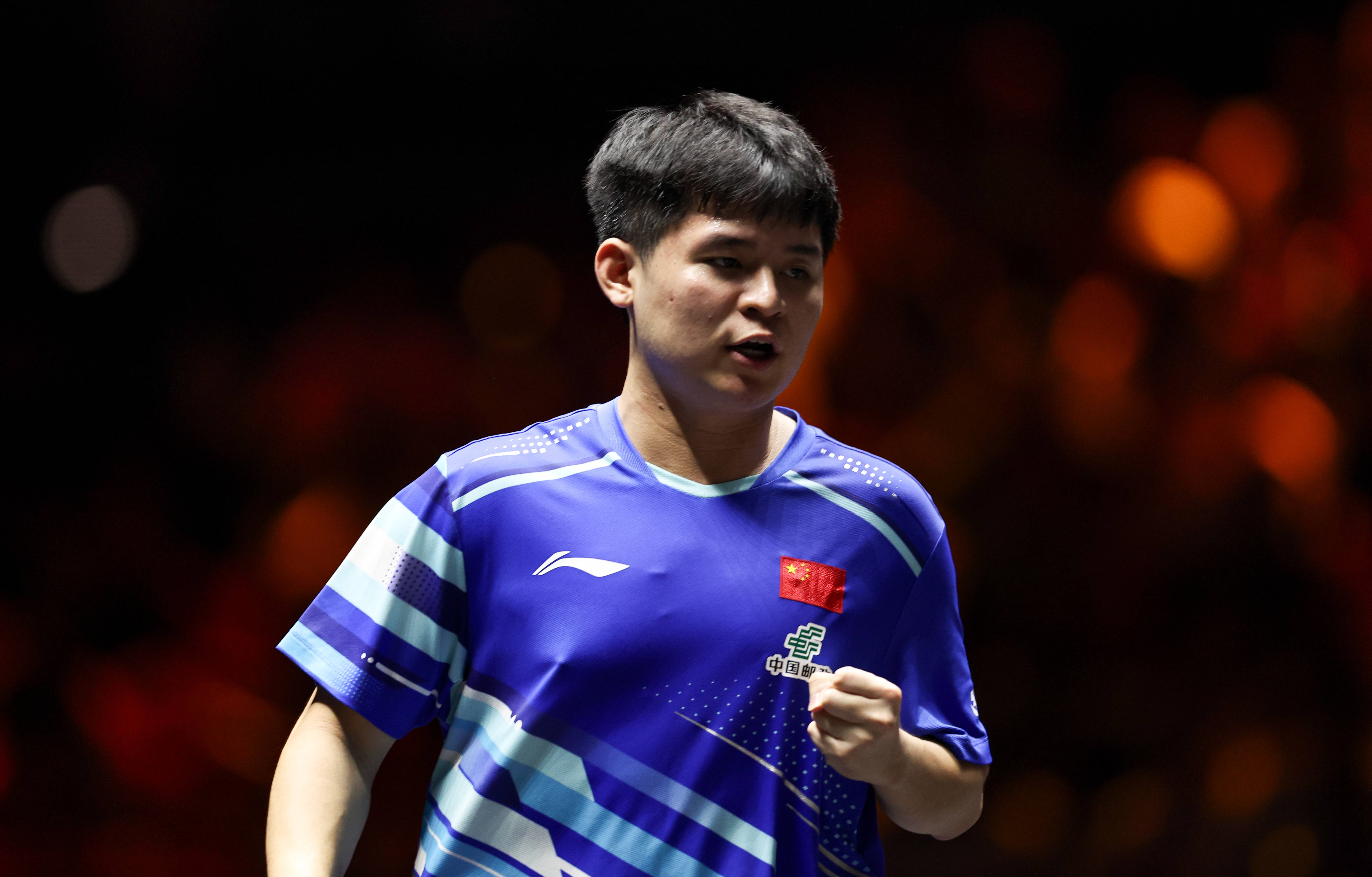 （体育）乒乓球——WTT中国大满贯：林诗栋首轮晋级